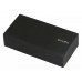 Ручка шариковая Square Black в футляре. Smalto