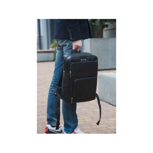 Рюкзак мужской Cross Insignia Express Black, кожа наппа, гладкая, чёрный, черный
