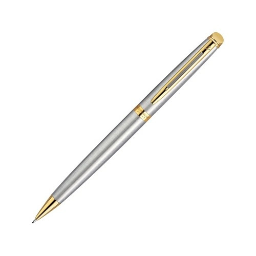 Карандаш Waterman Hemisphere Stainless Steel GT, серебристый/золотистый