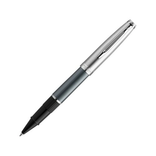 Ручка роллер Waterman Embleme цвет GREY CT, цвет чернил: черный