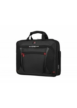 Портфель для ноутбука 15'' WENGER Sensor, черный, полиэстер/ПВХ, 40 x 15 x 33 см, 9 л