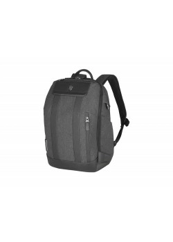Рюкзак VICTORINOX Architecture Urban2 City Backpack 14'', серый, полиэстер / кожа, 30x19x42 см, 17 л