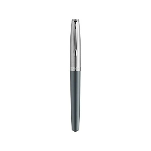 Ручка роллер Waterman Embleme цвет GREY CT, цвет чернил: черный
